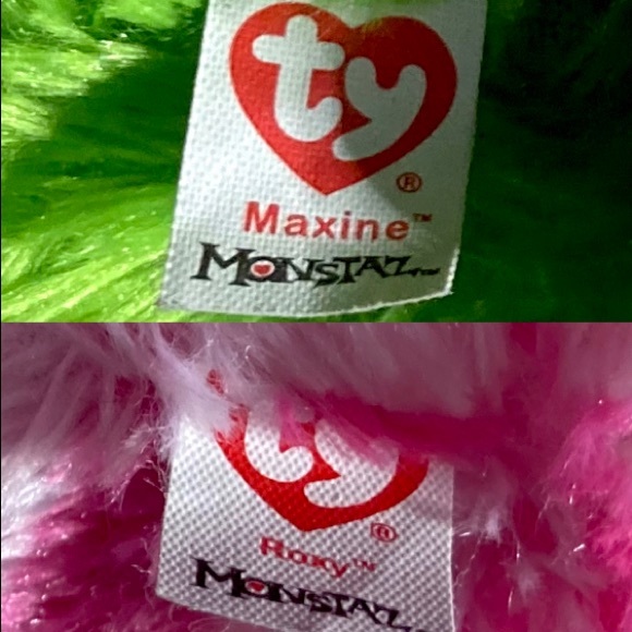 Monstaz Stuffed Animals ROXY + MAXINE | Plush Stuffed Monster Toy | No Sound - Picture 8 of 14